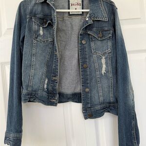 Mudd Distressed Blue Jean Jacket